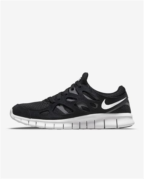 nike free schwarz weiß billig
